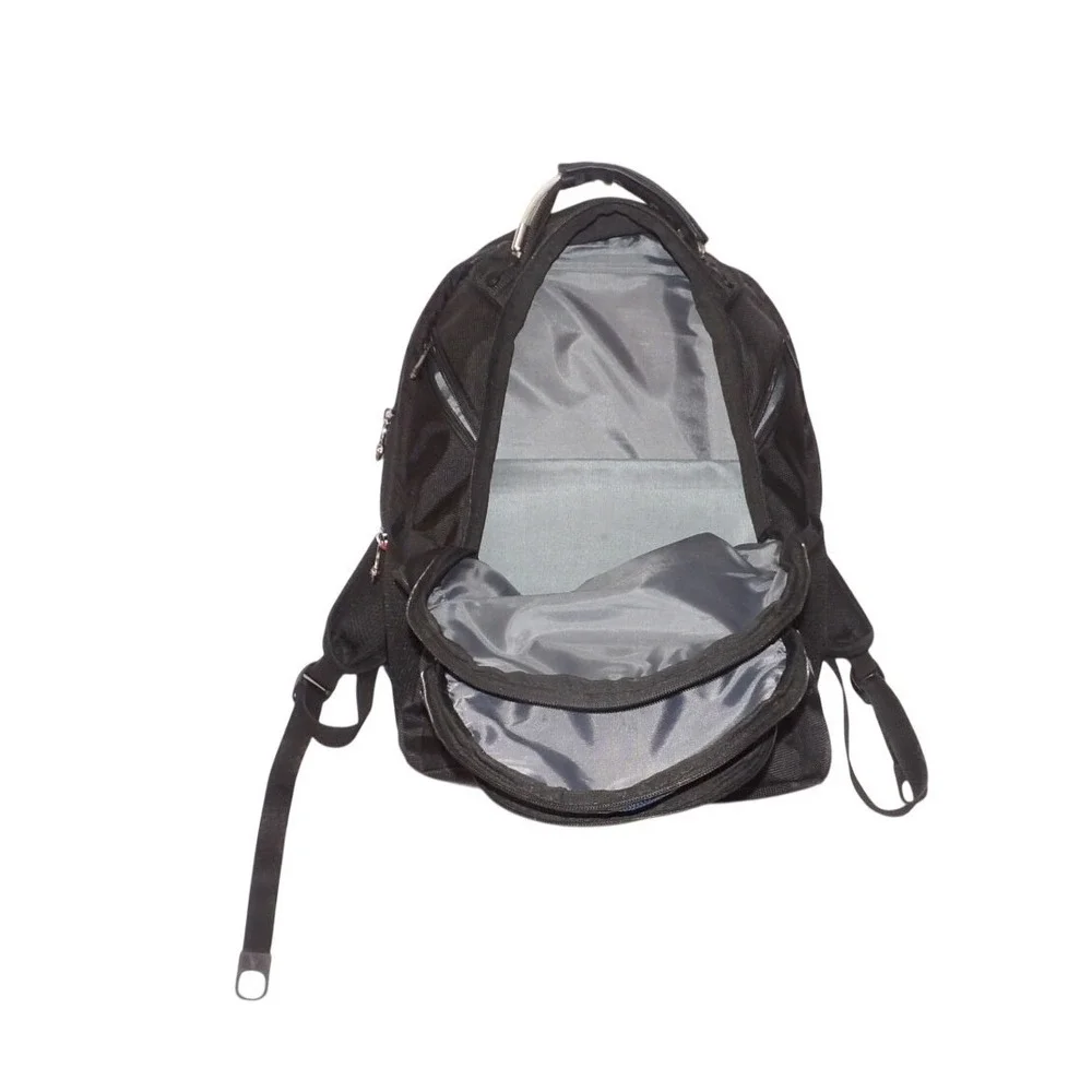 Wenger SwissGear Laptop Backpack Black Blue Multi-Pocket Tech Travel Bag